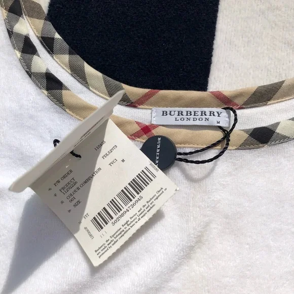 🔥SOLD🔥NWT Burberry Tank/Short Set wNova Check Vintage RARE Tank M Shorts L - Picture 10 of 13